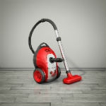 Missouri City commercial cleaning vacuum logo