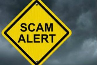 Cleaning contractor scammer sign