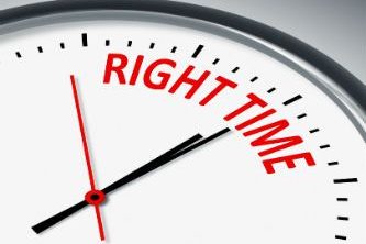 Right time for new cleaning company clock