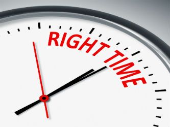 Right time for new cleaning company clock